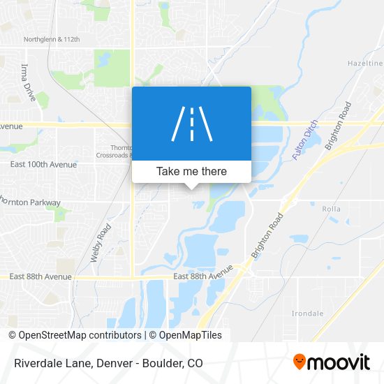 Riverdale Lane map