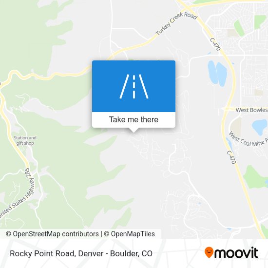 Rocky Point Road map