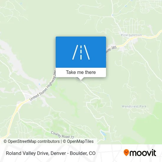 Roland Valley Drive map