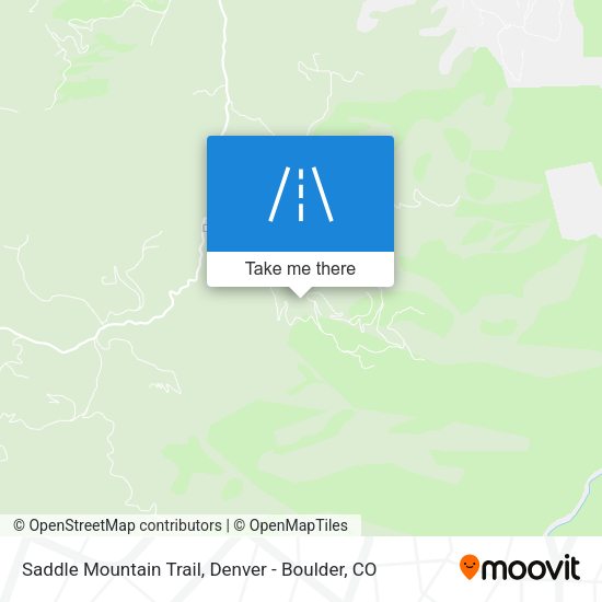 Mapa de Saddle Mountain Trail