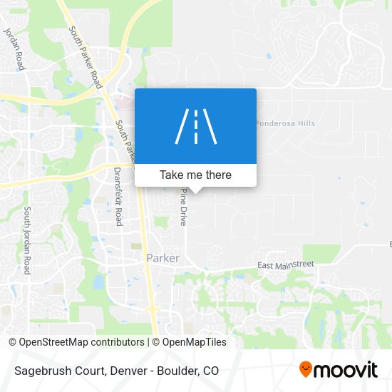 Mapa de Sagebrush Court