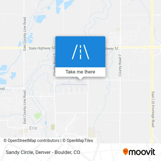 Sandy Circle map