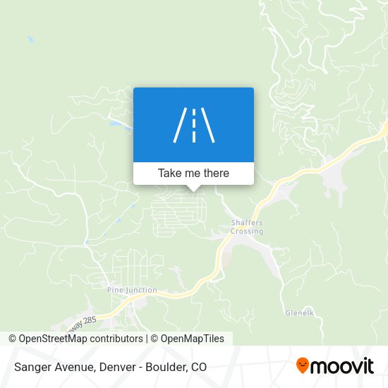 Sanger Avenue map