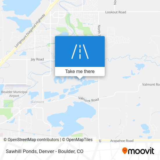 Sawhill Ponds map