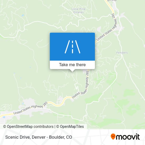 Mapa de Scenic Drive