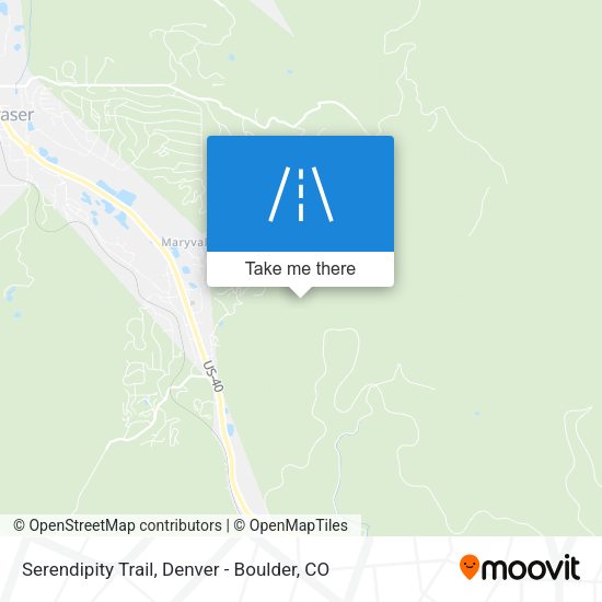 Mapa de Serendipity Trail