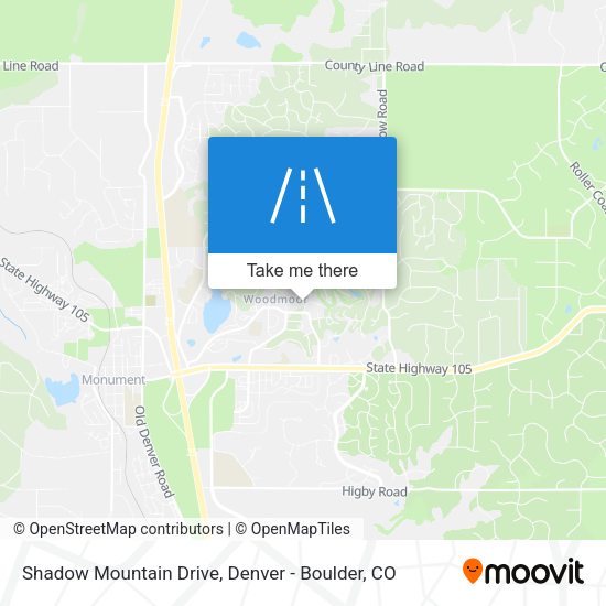 Mapa de Shadow Mountain Drive