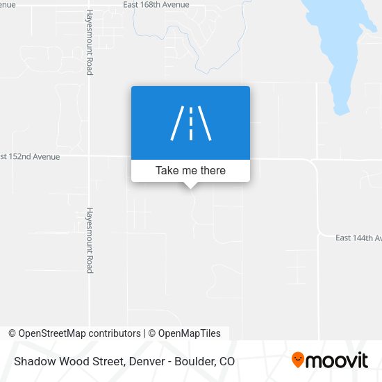 Shadow Wood Street map