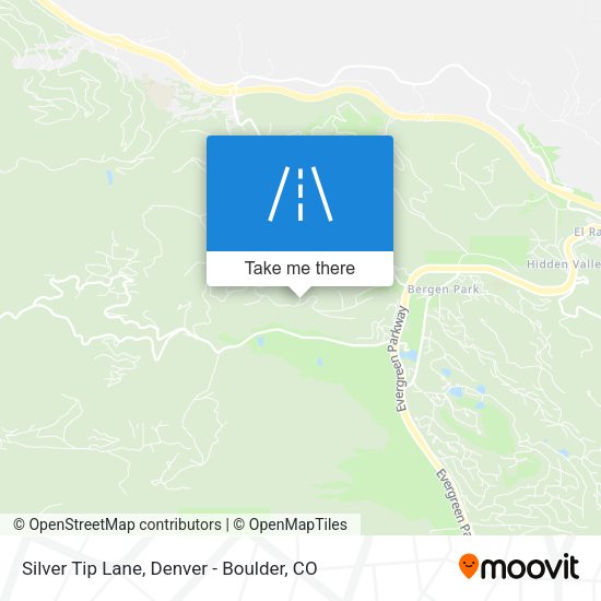 Silver Tip Lane map