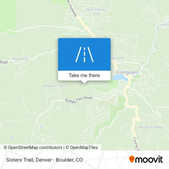 Sisters Trail map