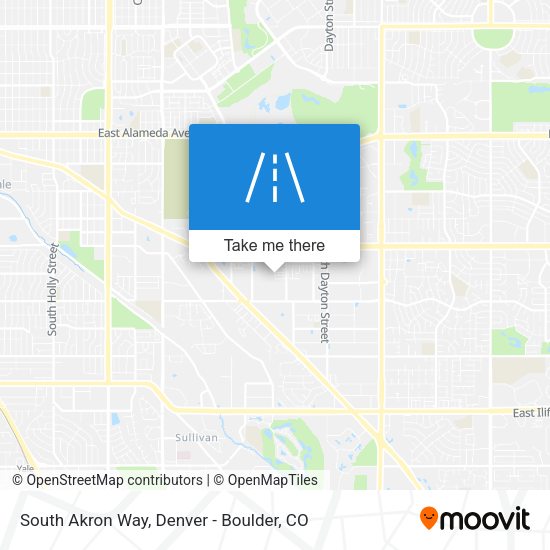 South Akron Way map