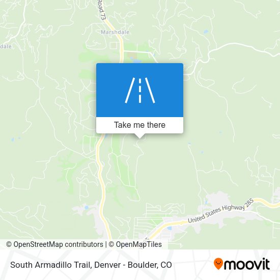 Mapa de South Armadillo Trail