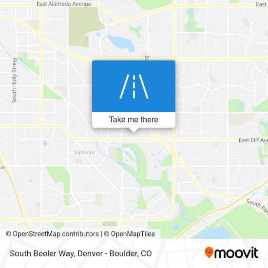 South Beeler Way map