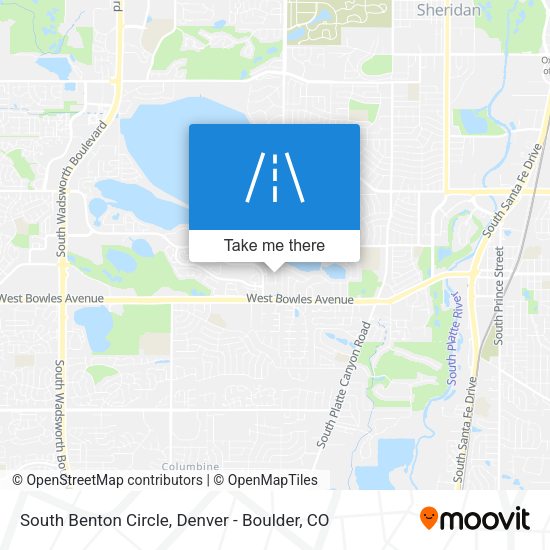 South Benton Circle map