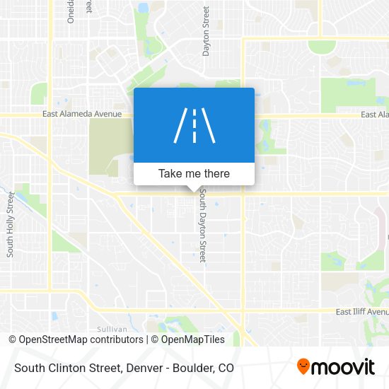 South Clinton Street map