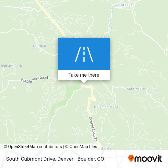 South Cubmont Drive map