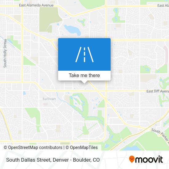 South Dallas Street map