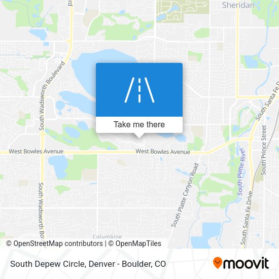 Mapa de South Depew Circle