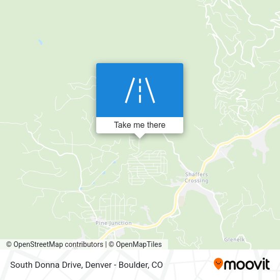 South Donna Drive map