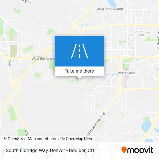 South Eldridge Way map