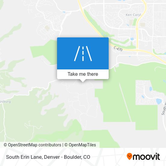 South Erin Lane map
