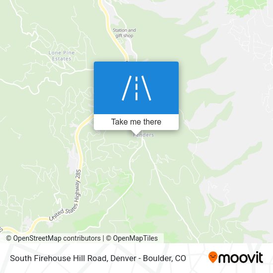 South Firehouse Hill Road map
