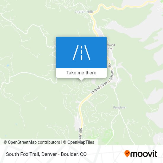 South Fox Trail map