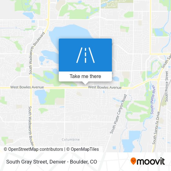 South Gray Street map