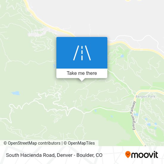 South Hacienda Road map