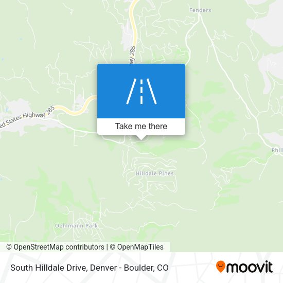 South Hilldale Drive map