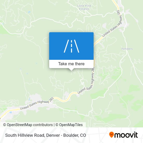 South Hillview Road map