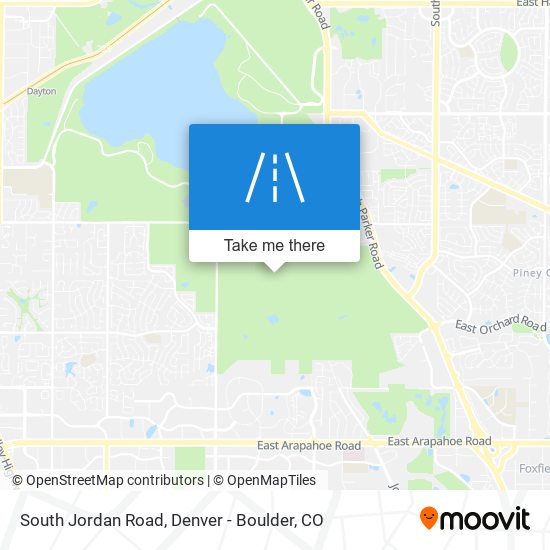South Jordan Road map