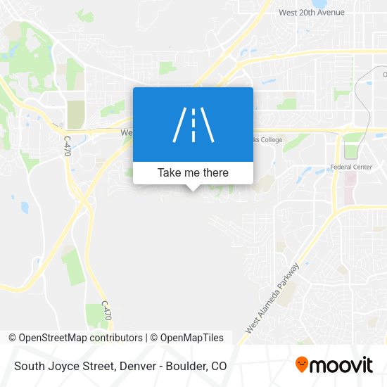 South Joyce Street map