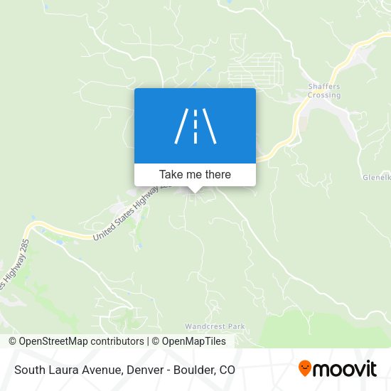 South Laura Avenue map