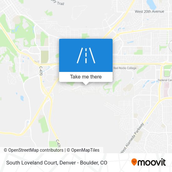 South Loveland Court map