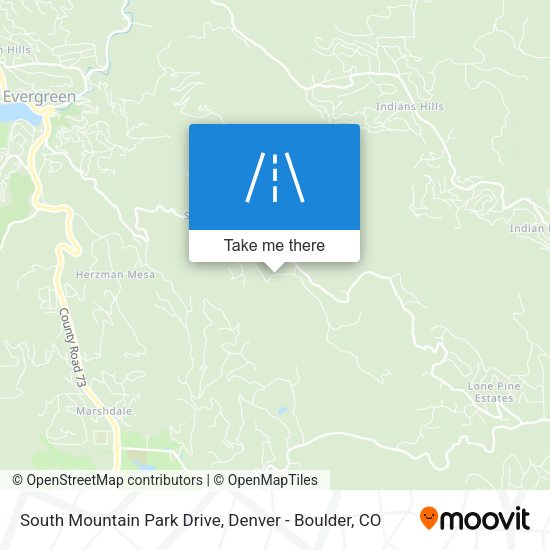 Mapa de South Mountain Park Drive