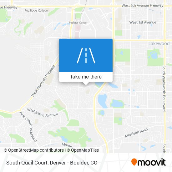 Mapa de South Quail Court