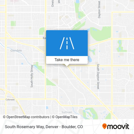 South Rosemary Way map