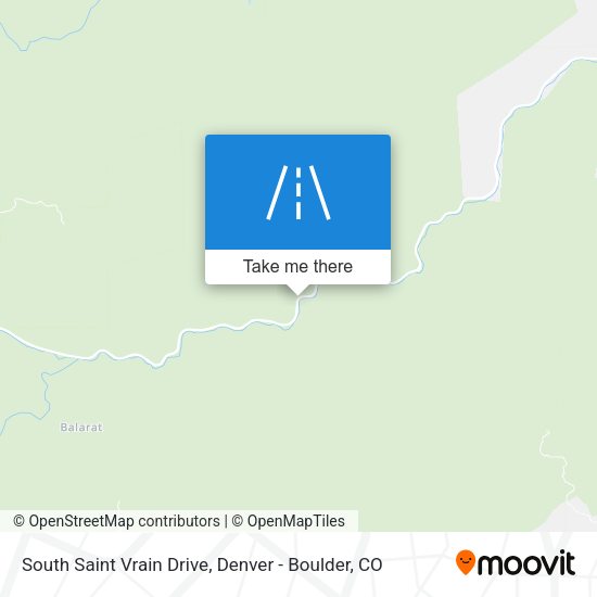 Mapa de South Saint Vrain Drive