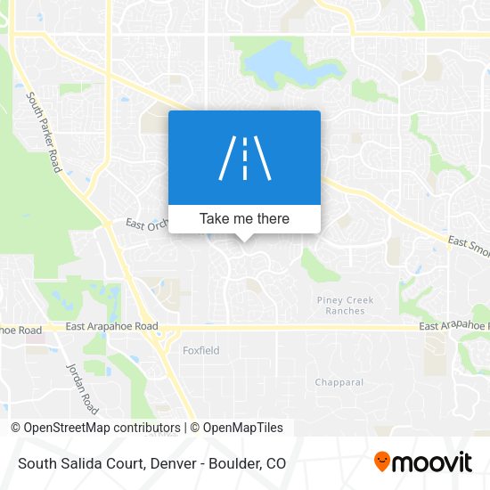 South Salida Court map