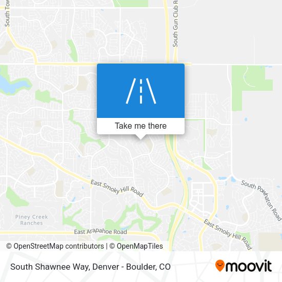 South Shawnee Way map