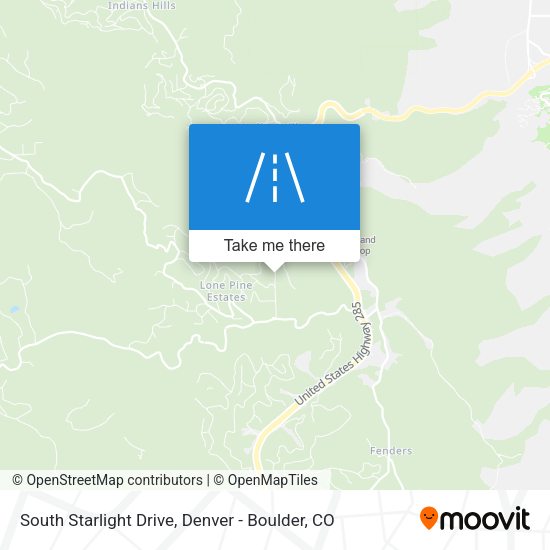 South Starlight Drive map