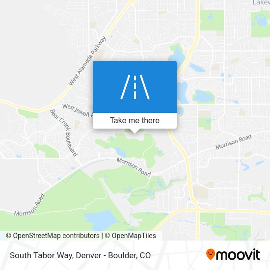 Mapa de South Tabor Way