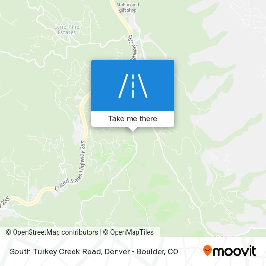 Mapa de South Turkey Creek Road