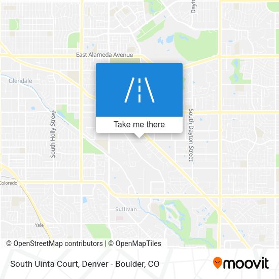 Mapa de South Uinta Court