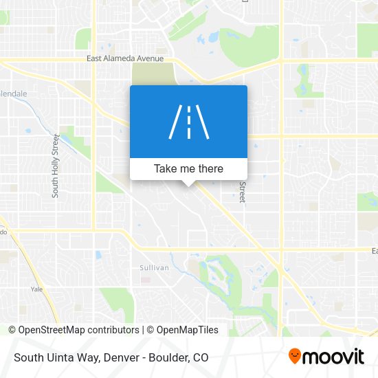 Mapa de South Uinta Way
