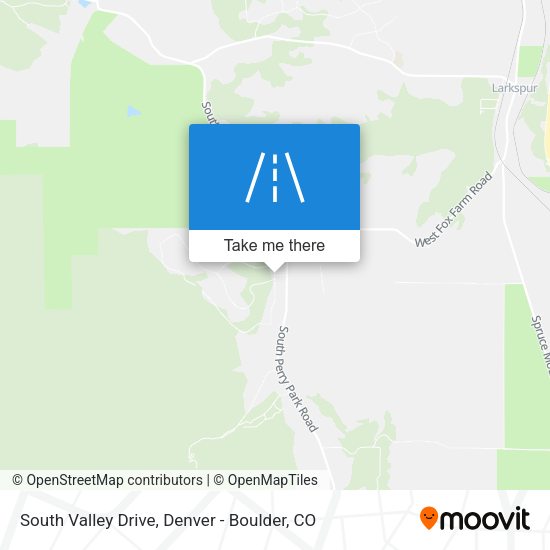 Mapa de South Valley Drive