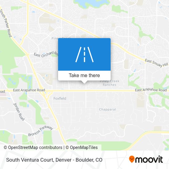 South Ventura Court map