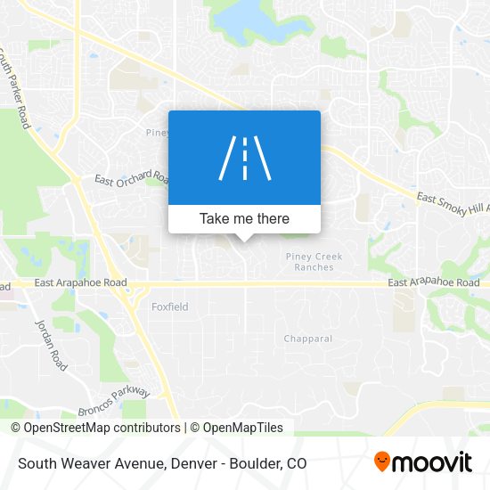 Mapa de South Weaver Avenue