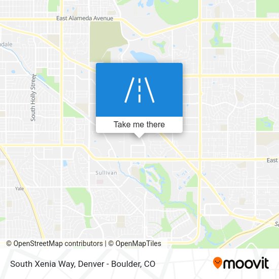 South Xenia Way map